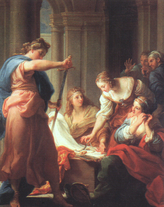Achilles at the Court of Lycomedes by Pompeo Batoni