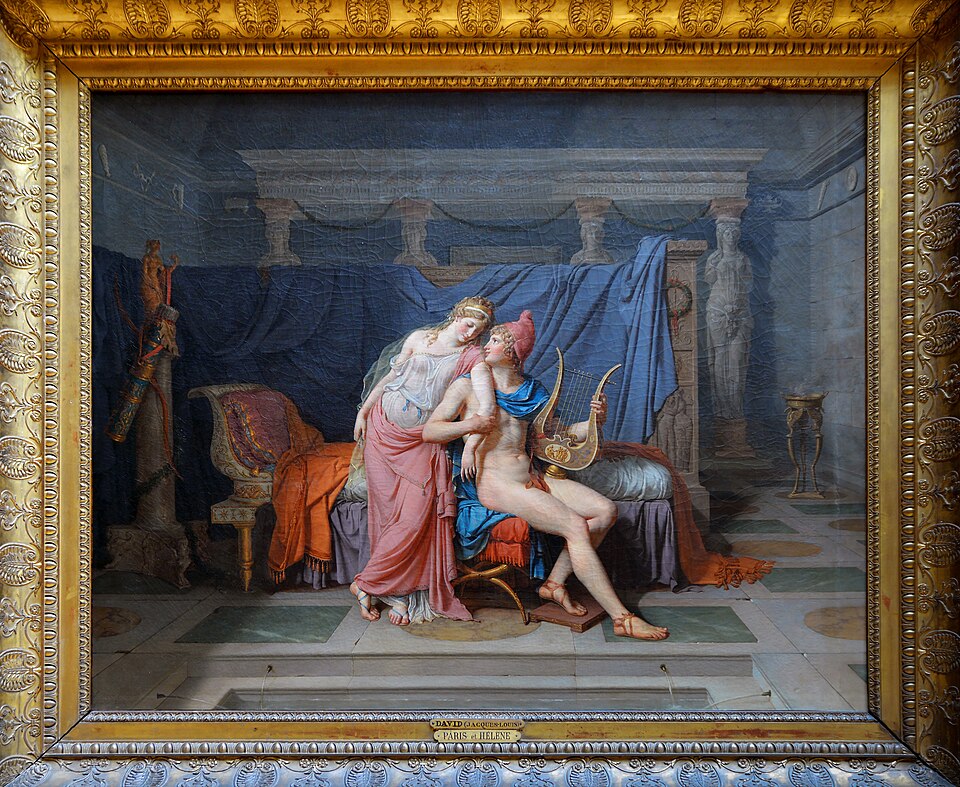 The Loves of Paris and Helen by Jacques-Louis David