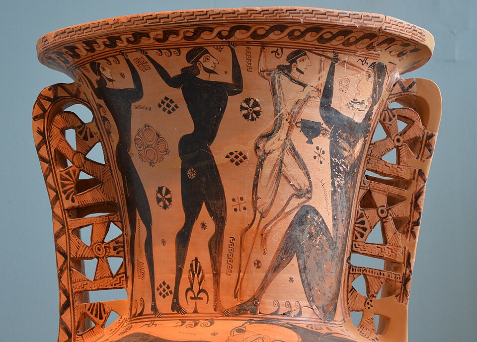 The Blinding of Polyphemus (Eleusis Amphora)
