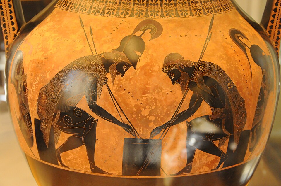 Achilles and Ajax Playing a Game