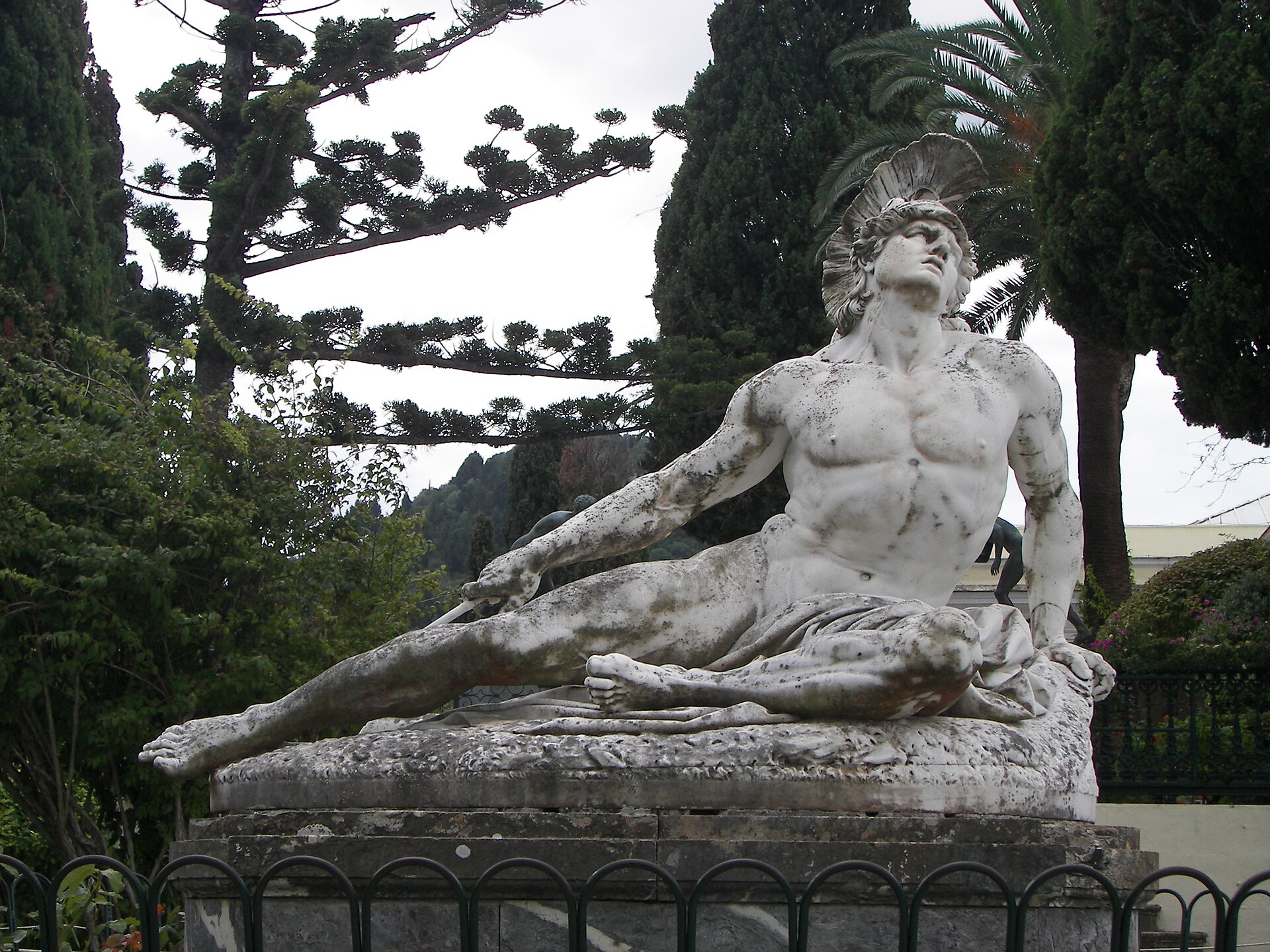 The Dying Achilles by Ernst Herter