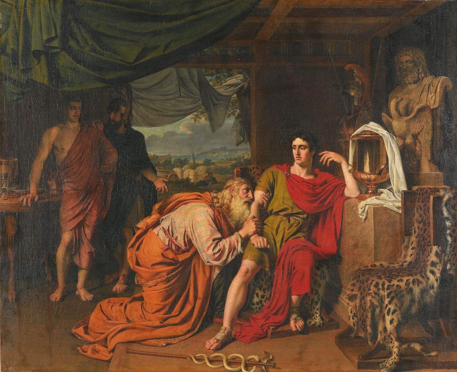 Priam Asking Achilles to Return Hector's Body by Alexander Ivanov