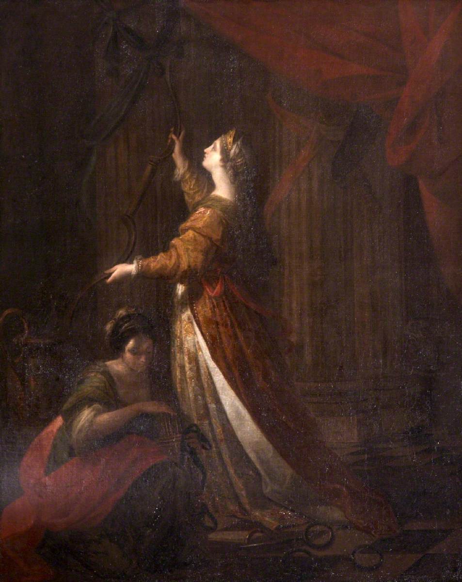 Penelope Taking Down the Bow of Ulysses by Angelica Kauffman