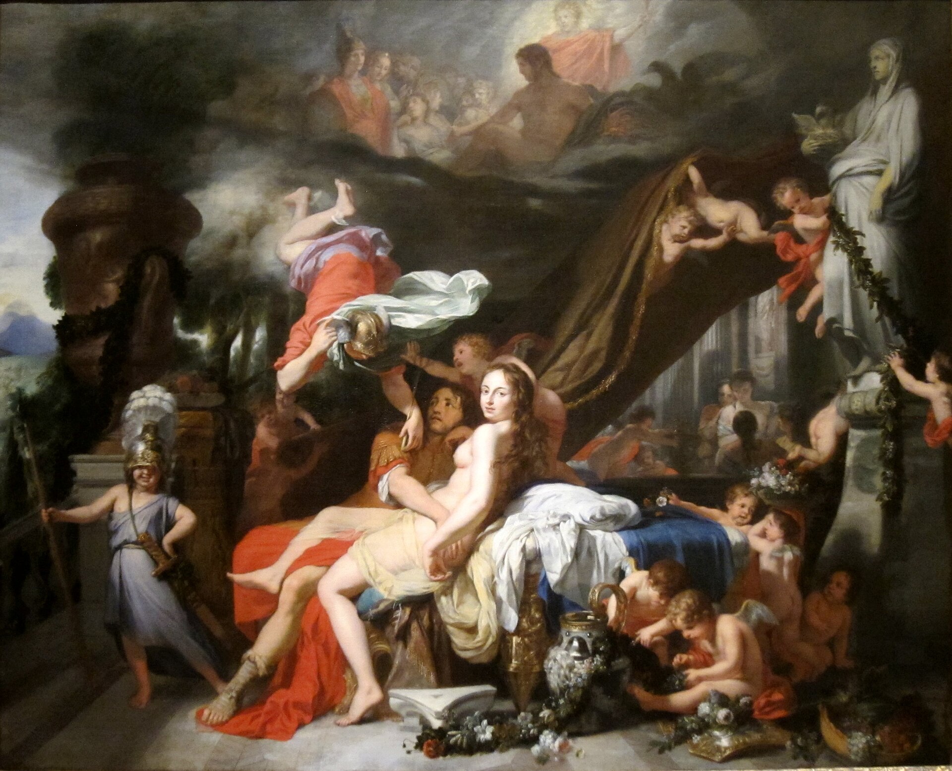 Hermes Ordering Calypso to Release Odysseus by Gerard de Lairesse