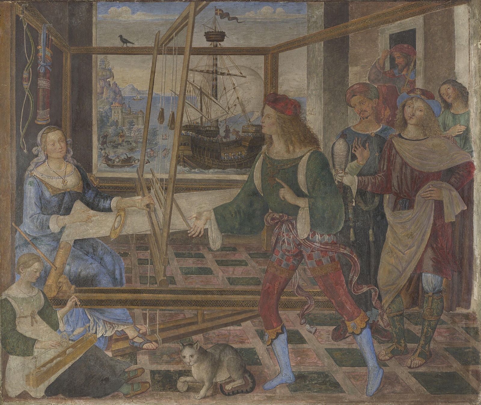 Penelope with the Suitors by Pintoricchio