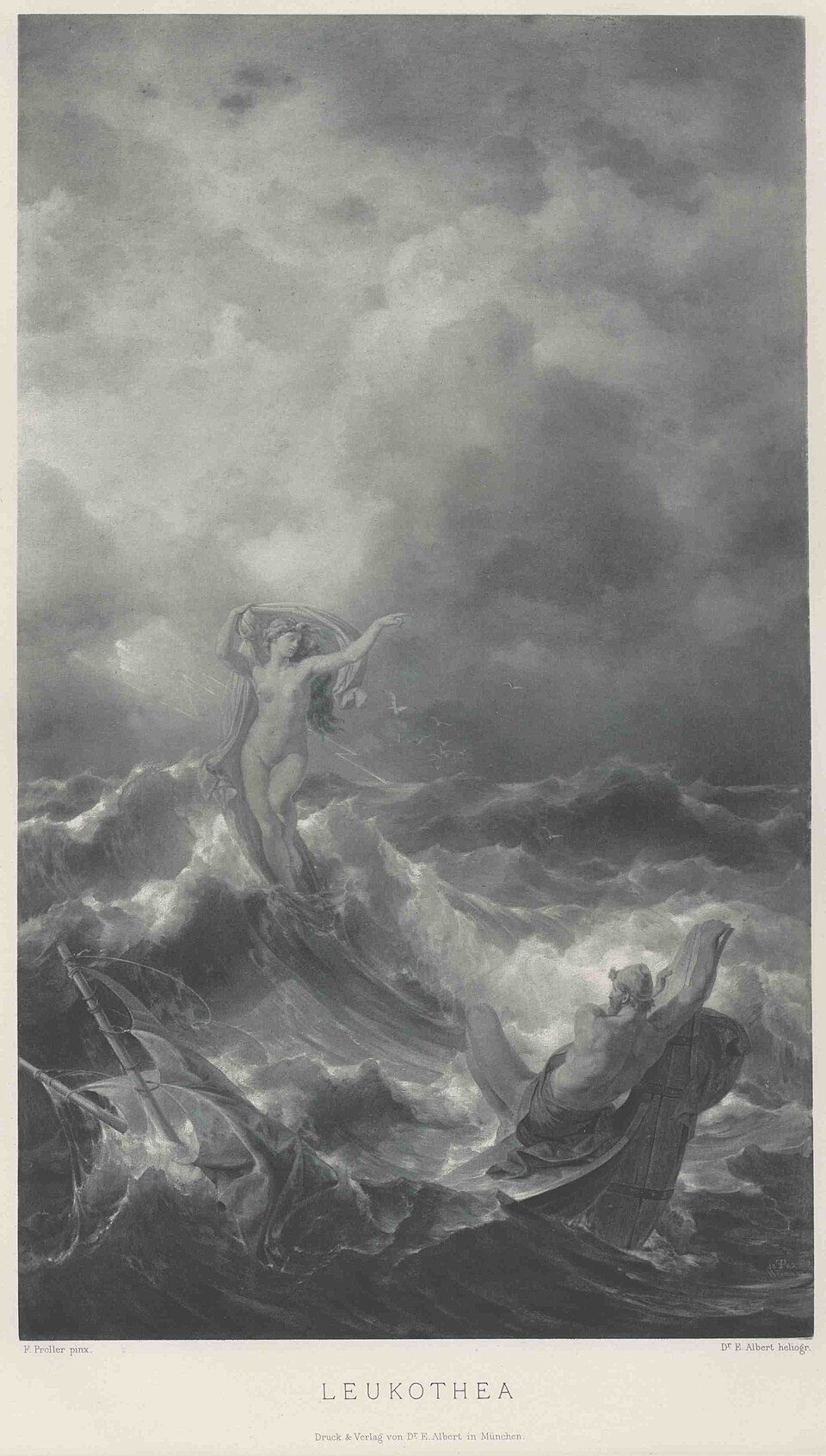 Odysseus and Leucothea