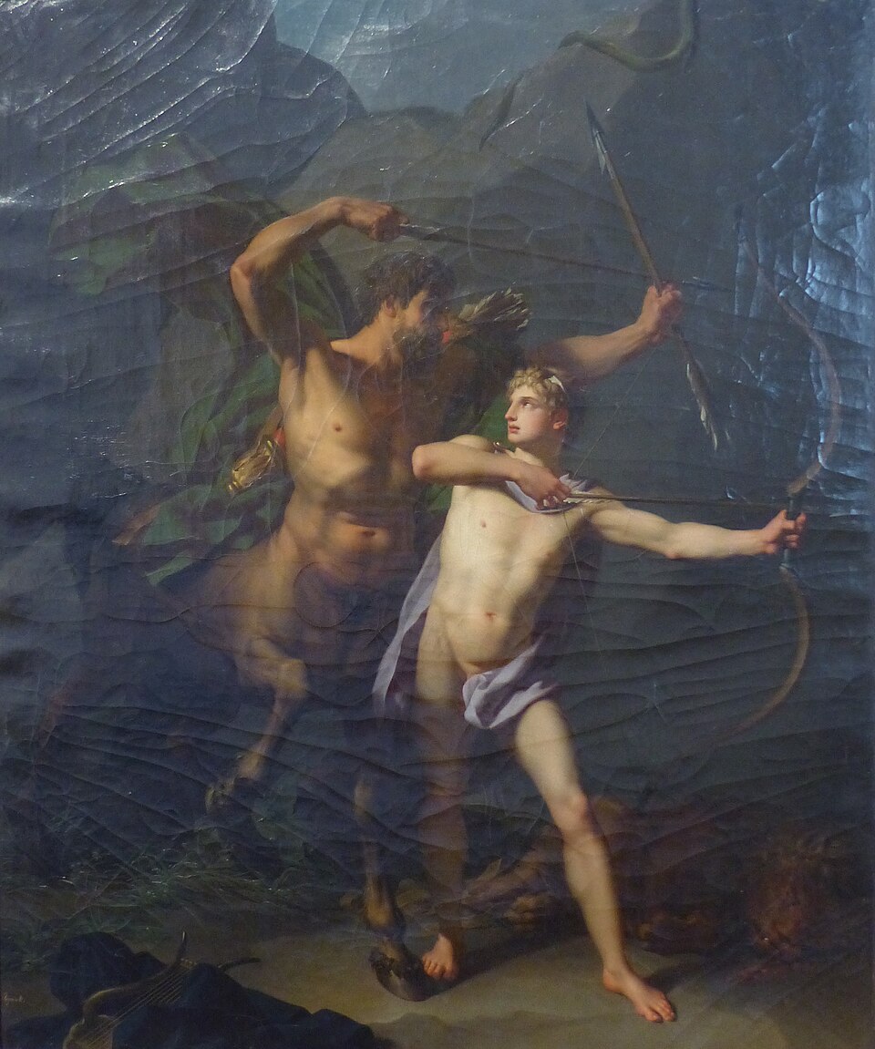 The Education of Achilles by Chiron by Jean-Baptiste Regnault