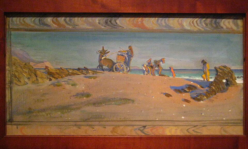 Odysseus and Nausicaä by Valentin Serov