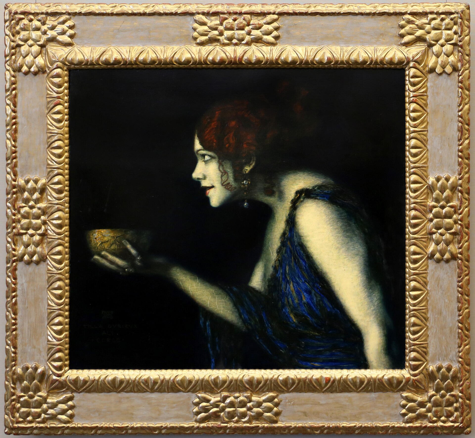 Tilla Durieux as Circe by Franz von Stuck