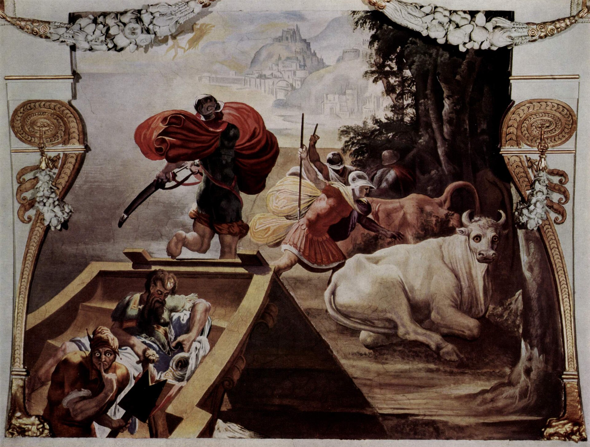 The Companions of Ulysses Slaying the Cattle of the Sun by Pellegrino Tibaldi