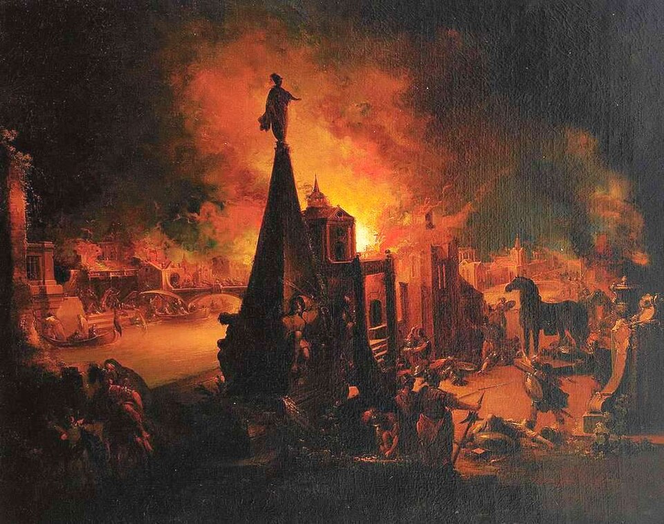 The Burning of Troy