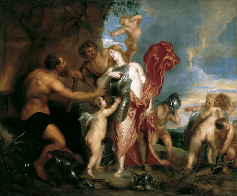 Thetis Receiving the Arms of Achilles from Hephaestus by Anthony van Dyck