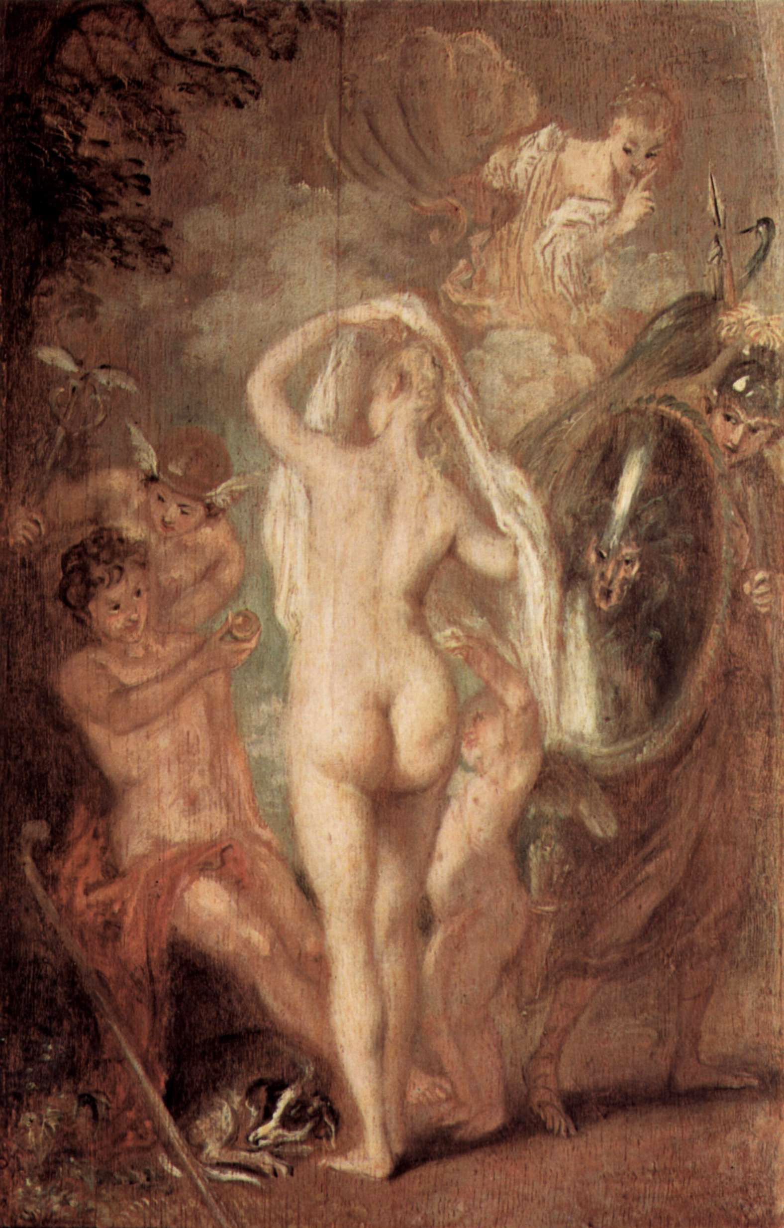 The Judgment of Paris by Antoine Watteau
